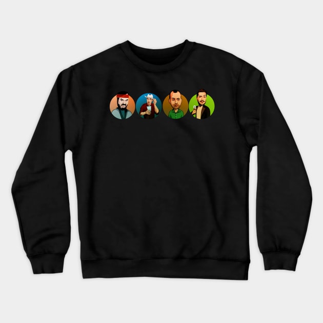 Impractical Jokers - The Ultimate Joker Line Up Crewneck Sweatshirt by WaltTheAdobeGuy